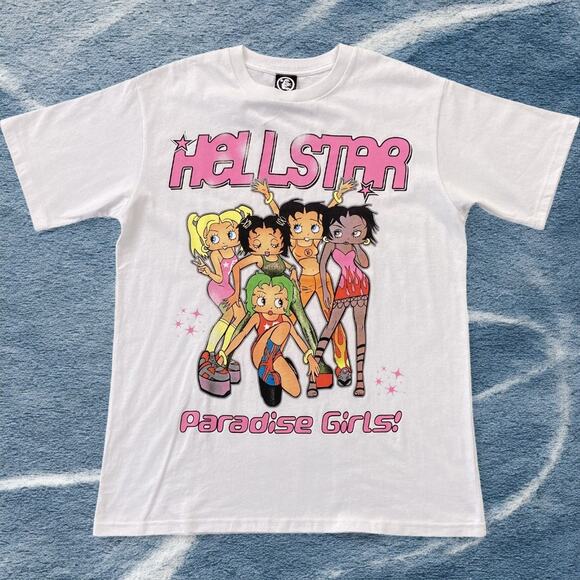 Hellstar Paradise Girl T-shirt Women's Size Medium - Picture 1 of 4